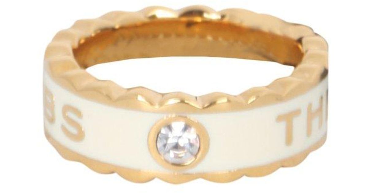 Marc Jacobs The Scallop Medallion Ring in Gold (Metallic) Lyst Canada