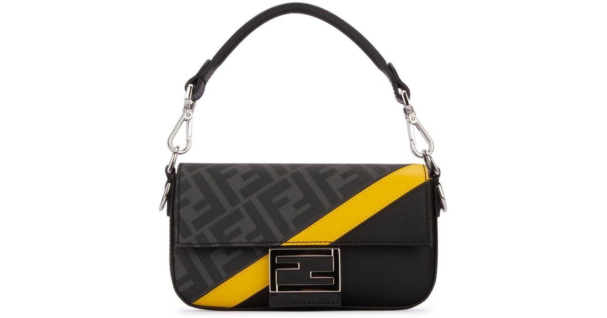Fendi Baguette Mini Phone Case Bag in Black for Men | Lyst