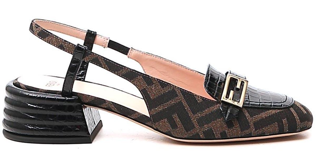 fendi sling back