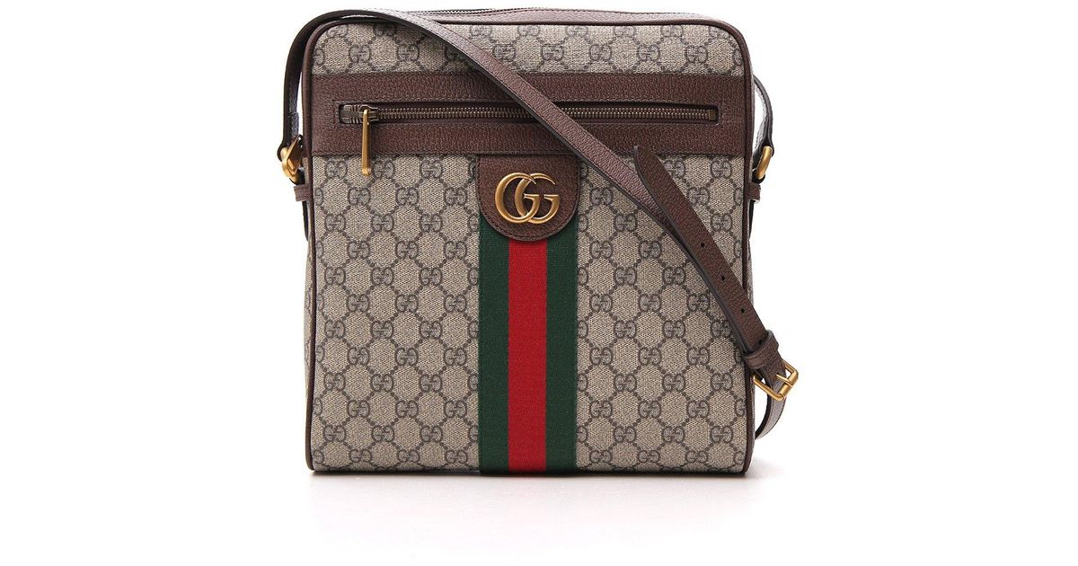 Gucci GG Supreme Ophidia Medium Messenger Bag for Men | Lyst