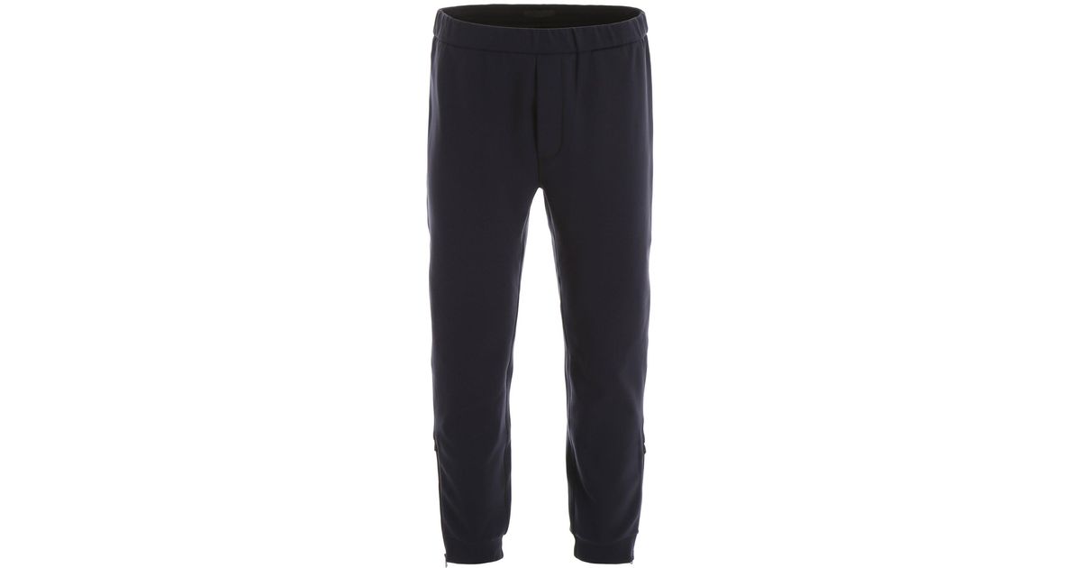 zipped joggers