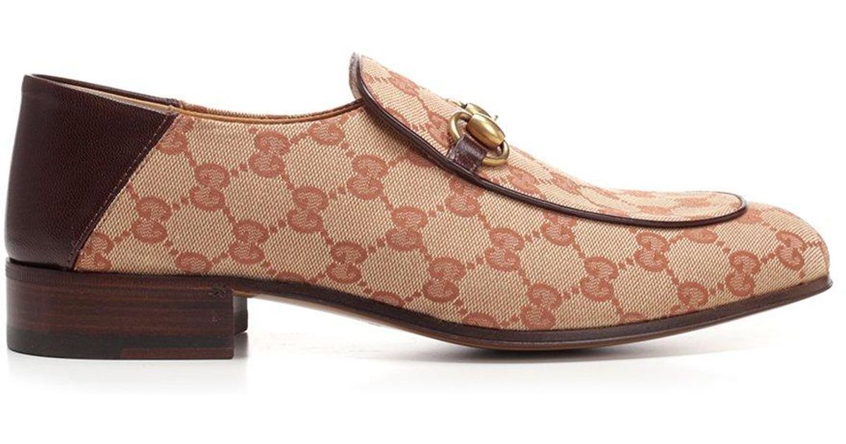 gg canvas horsebit loafer