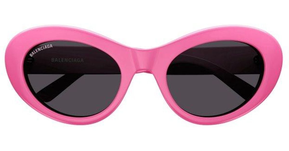 Balenciaga Cat eye Frame Sunglasses in Pink Lyst UK