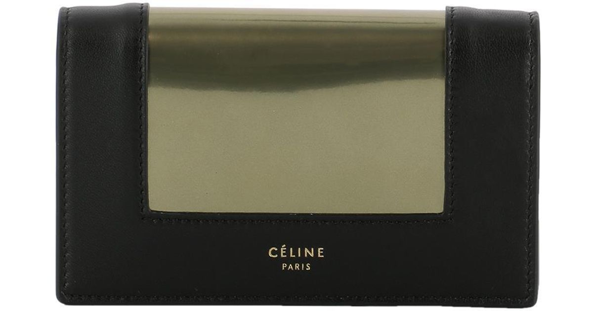 celine frame wallet