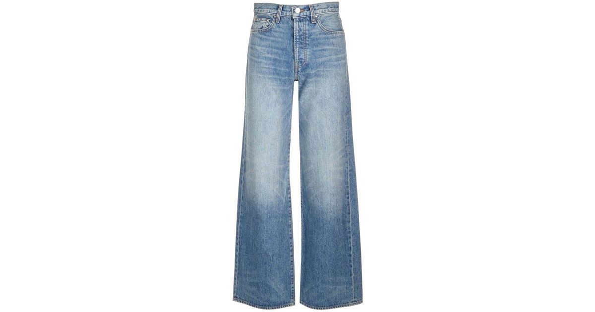 Amiri Loose Fit Jeans in Blue | Lyst