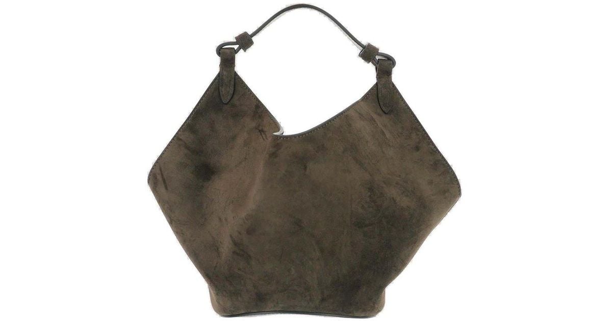 khaite lotus tote