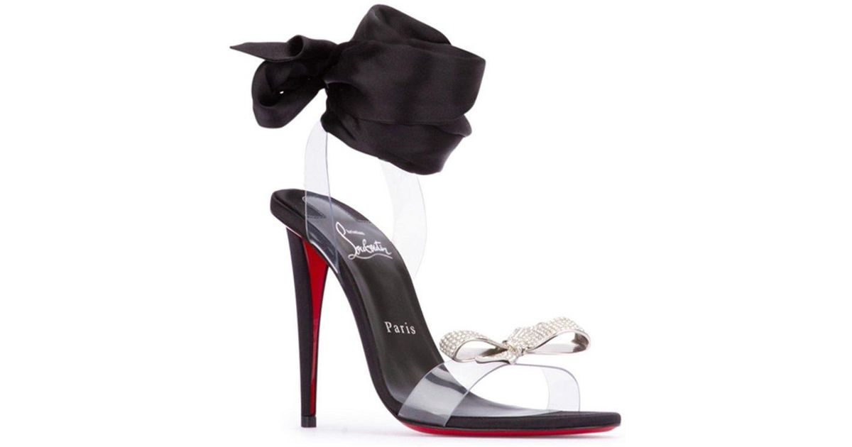 Christian Louboutin Astrinodo Jewel Queen Embellished Sandals in Black