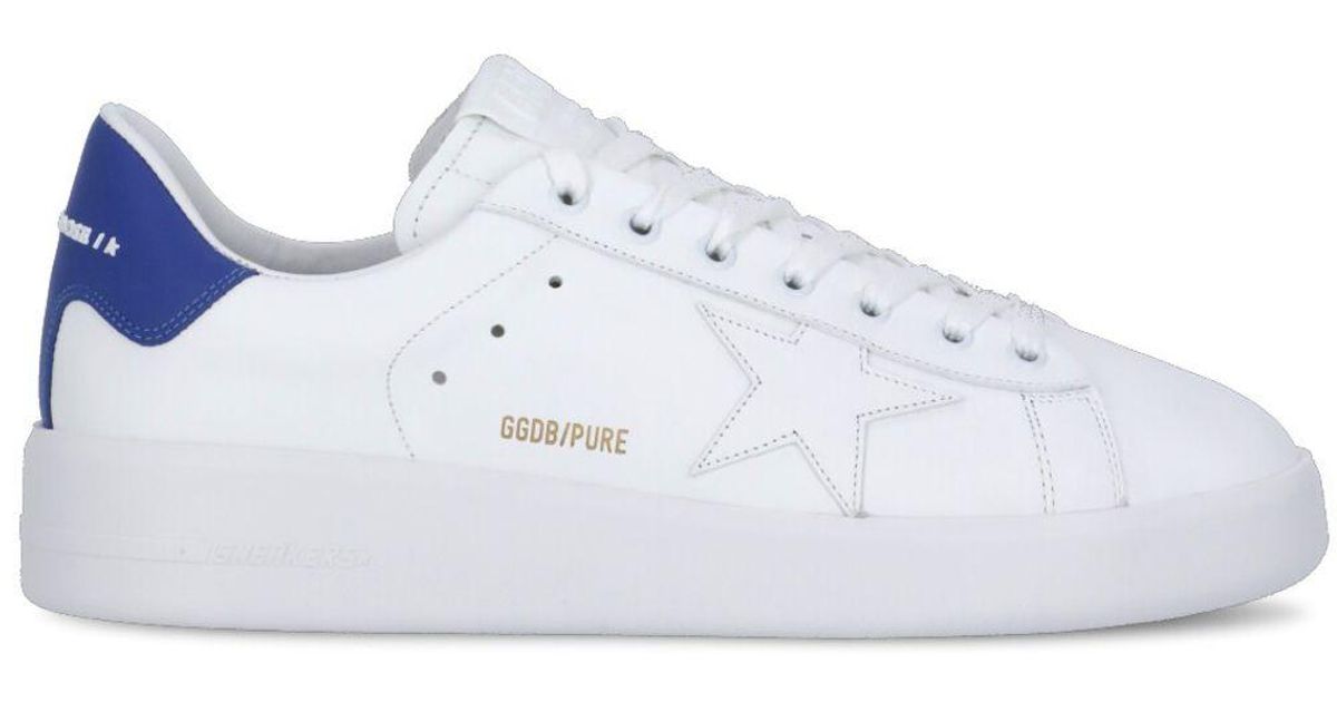 Golden Goose Leather Pure Star Sneakers in White for Men - Lyst