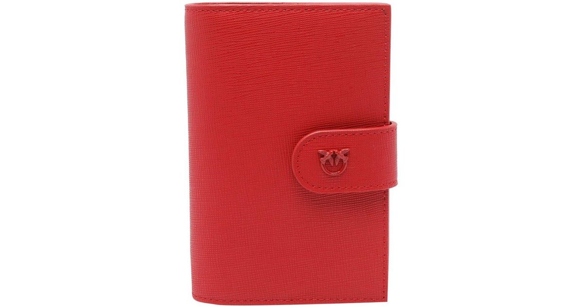 ファッション雑貨・小物その他 PINKO PASSPORT HOLDER LOGO LOVE BIRDS Pinko Birds Logo Passport Holder in Red | Lyst
