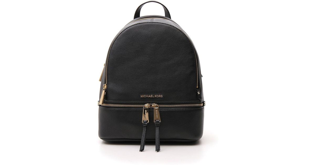 MICHAEL Michael Kors Rhea Medium Backpack in Black Lyst