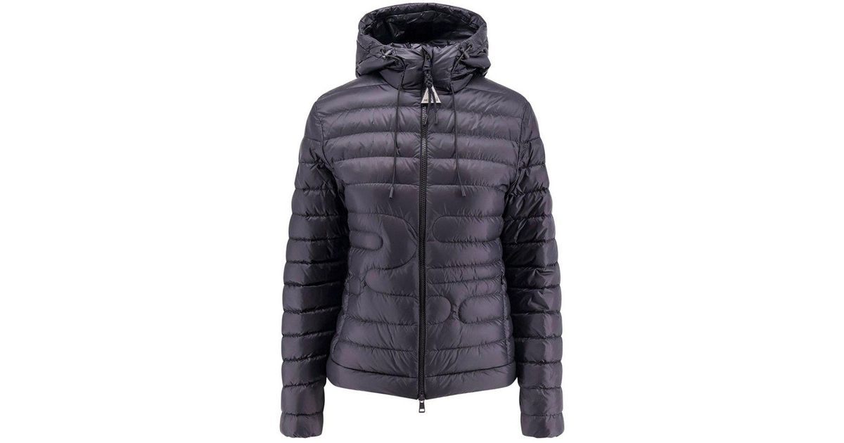 Moncler Xiaobai Zip-Up Quilted Jacket in Black | Lyst