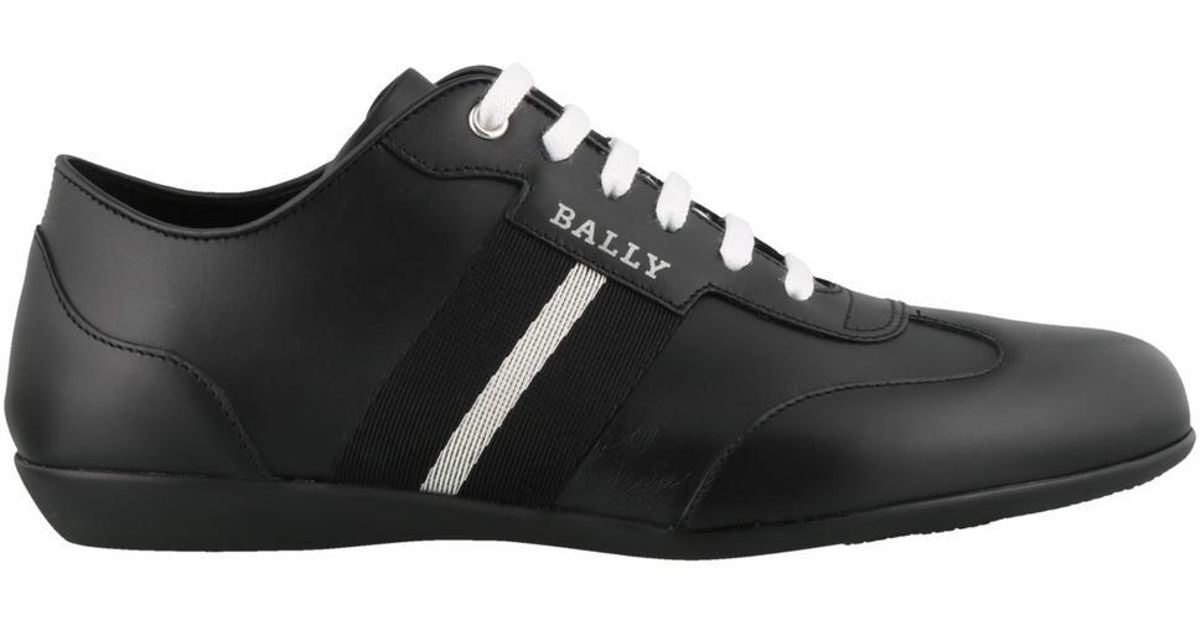 Bally Leather Classic Sneakers in Black for Men - Lyst