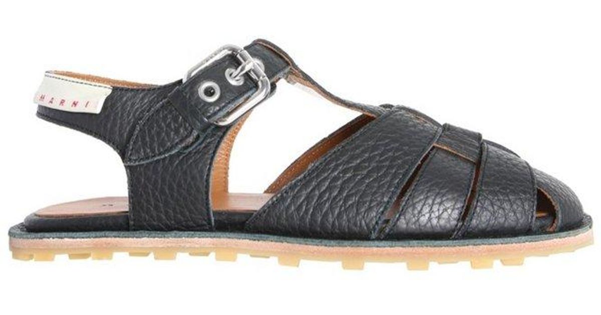 Dr. Martens Sandals | CASTILLO WOMEN'S LEATHER FISHERMAN SANDALS Black Grizzly - Womens 