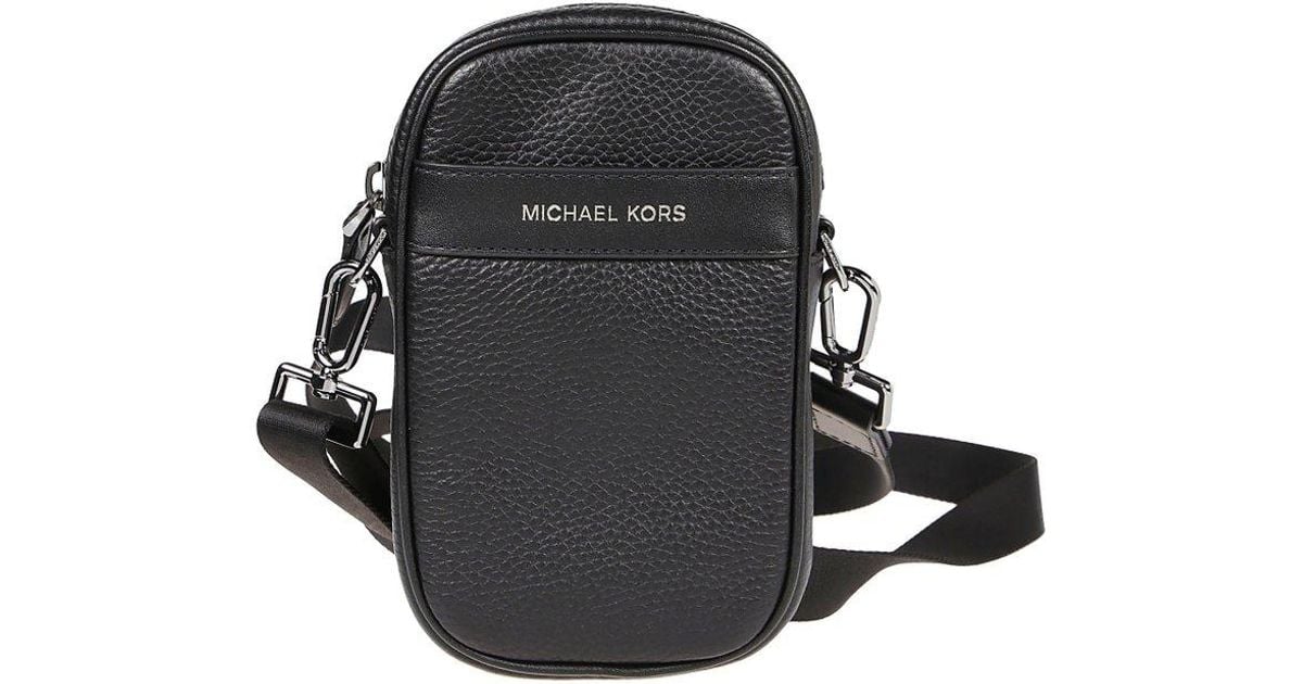Michael Kors Gresyon Smartphone Crossbody Bag in Black for Men