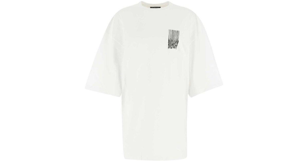 balenciaga barcode shirt