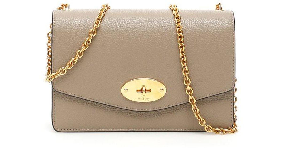 Mulberry Leather Darley Small Crossbody Bag in Beige (Natural) Lyst UK