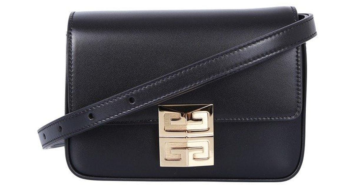 Givenchy Leather 4g Small Crossbody Bag in Black Lyst