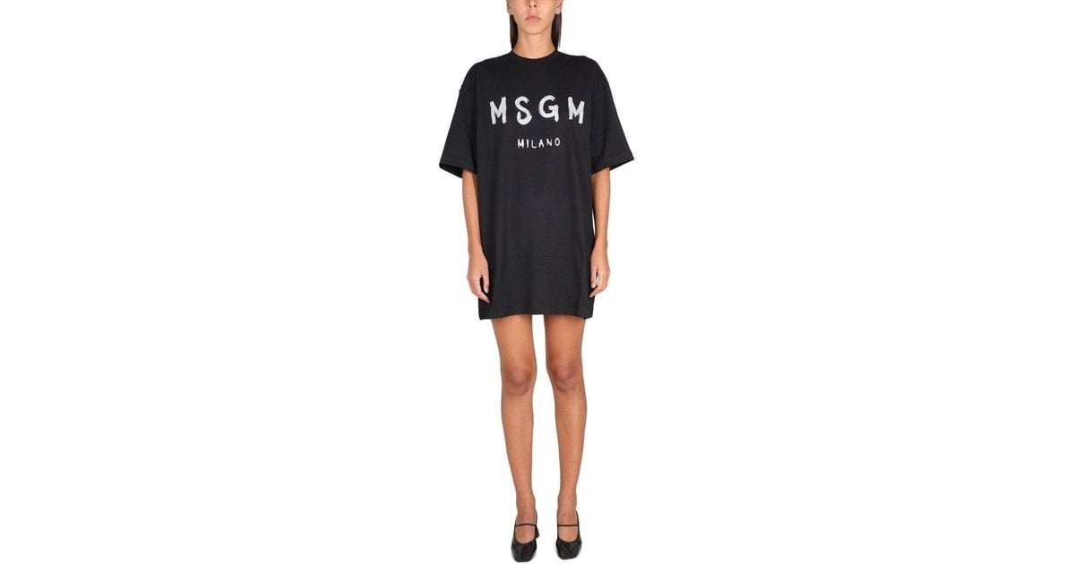 Msgm hotsell black dress