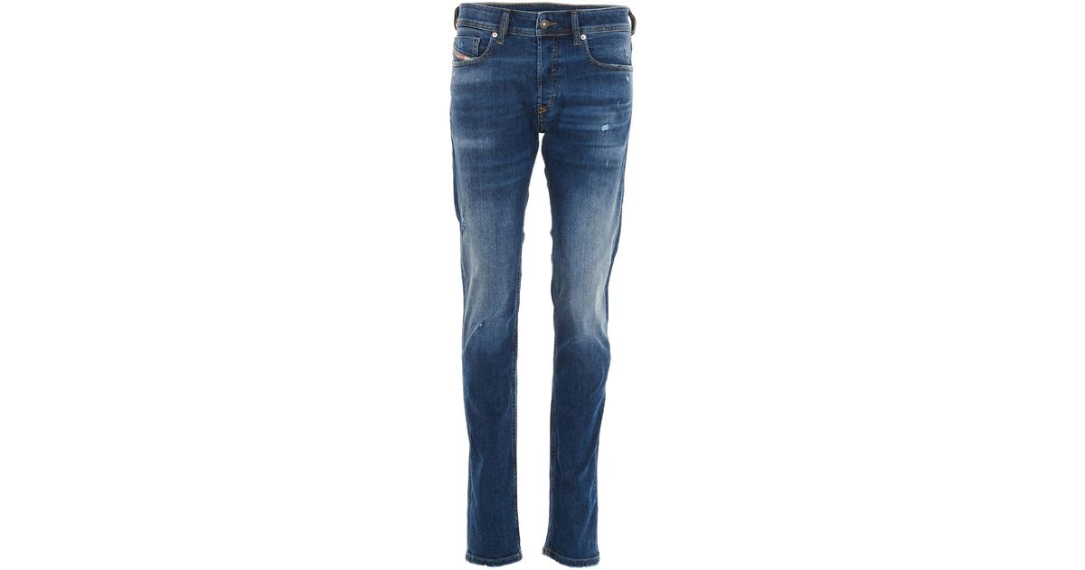 DIESEL Denim Skinny Jeans in Blue for Men - Save 47% | Lyst UK