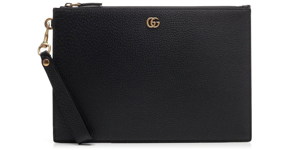 gucci marmont leather pouch