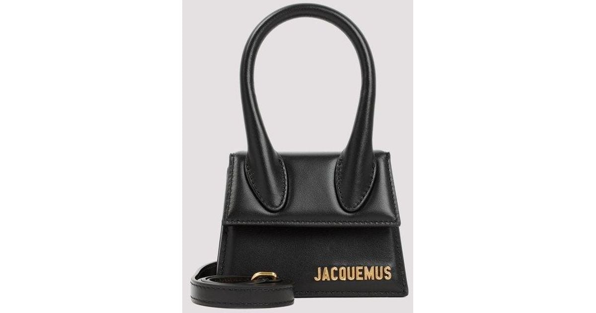 Jacquemus Le Chiquito Logo Plaque Mini Crossbody Bag in Black | Lyst