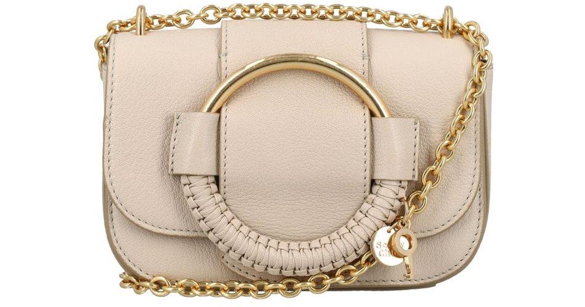 See By Chloé Hana Chain Bag in Natural | Lyst Canada
