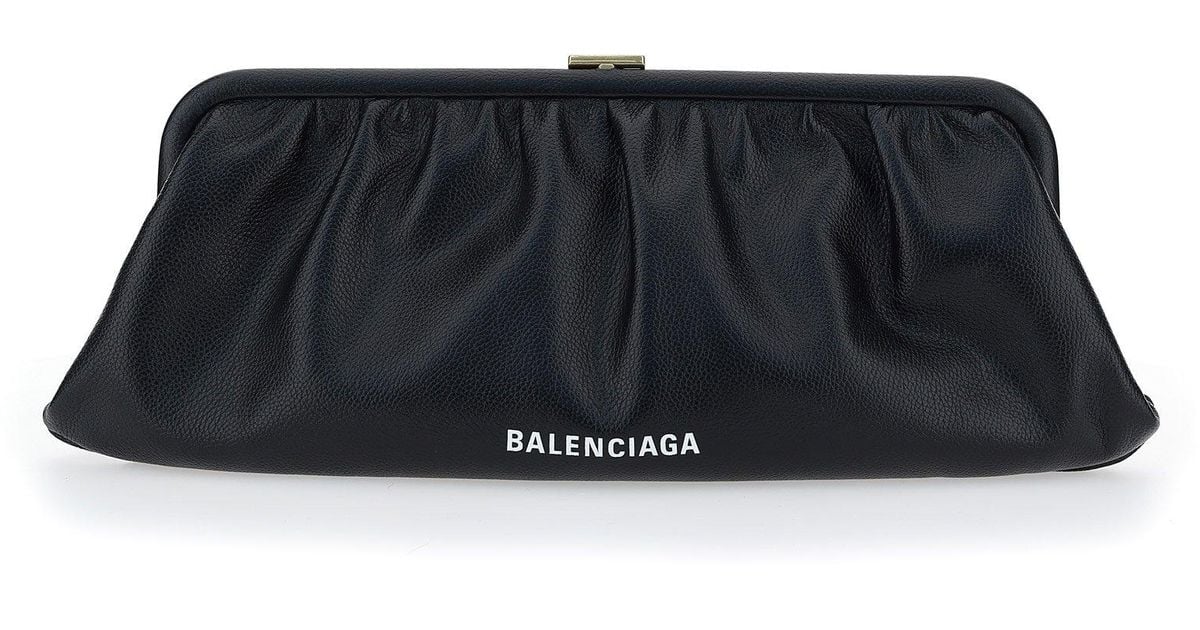 balenciaga black clutch