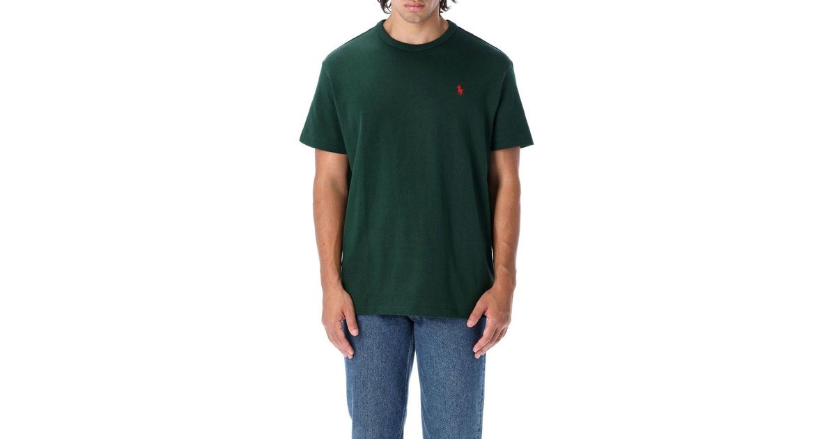 Polo Ralph Lauren Cotton Classic S/s Tshirt in Green for Men Lyst Canada