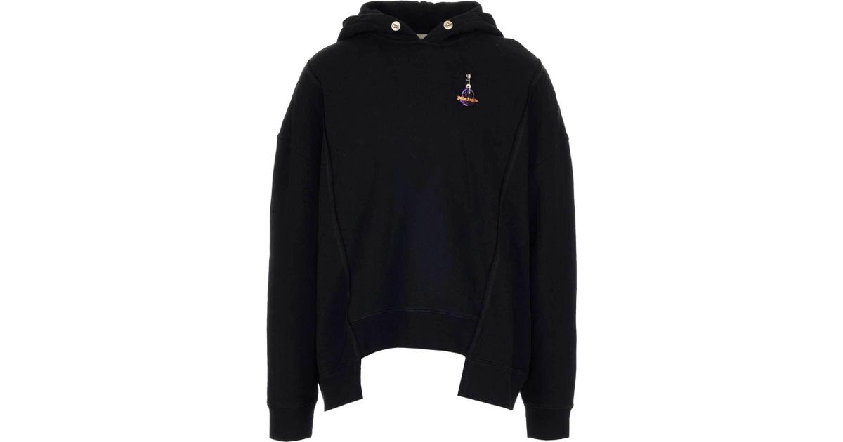 Moncler Genius Cotton Moncler X Palm Angels Logo Hoodie in Black for ...