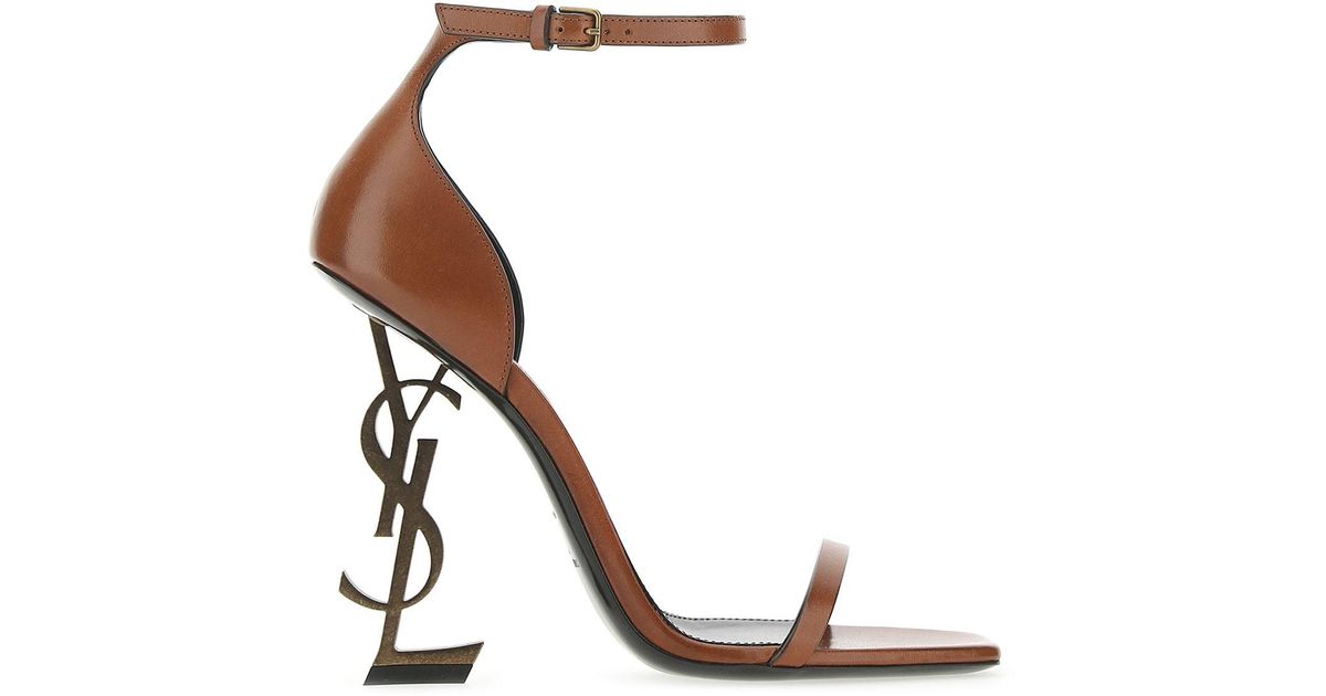 Saint Laurent Suede Opyum 85mm Sandals 