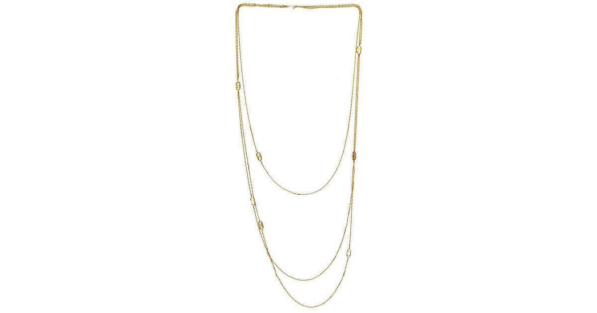 Celine Gold Chain Pendant Necklace 92 – AMORE Vintage Tokyo