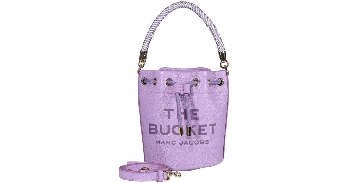 Marc Jacobs The Leather Bucket Bag in Purple Lyst Canada