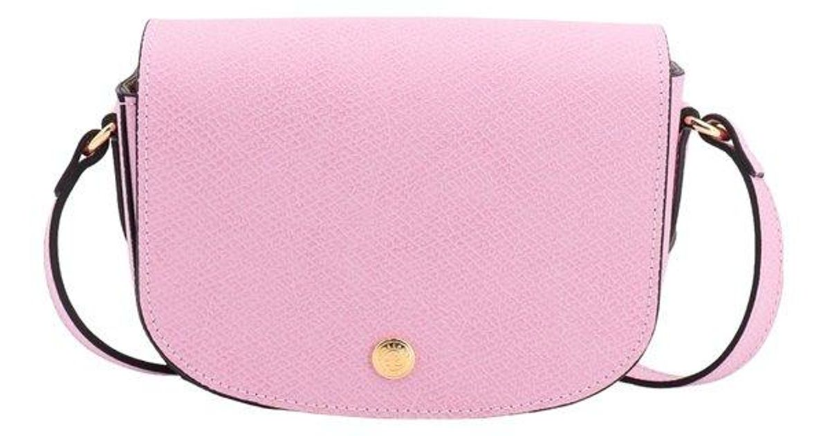 Longchamp Épure Logo Embossed Xs Crossbody Bag in Pink Lyst