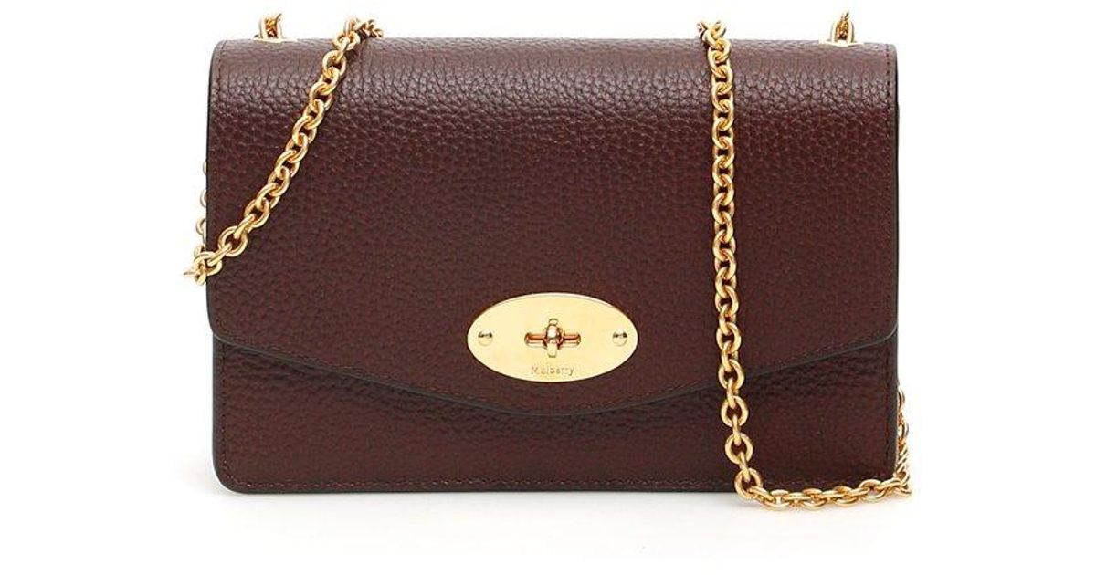 Mulberry Leather Darley Small Crossbody Bag in Brown | Lyst UK