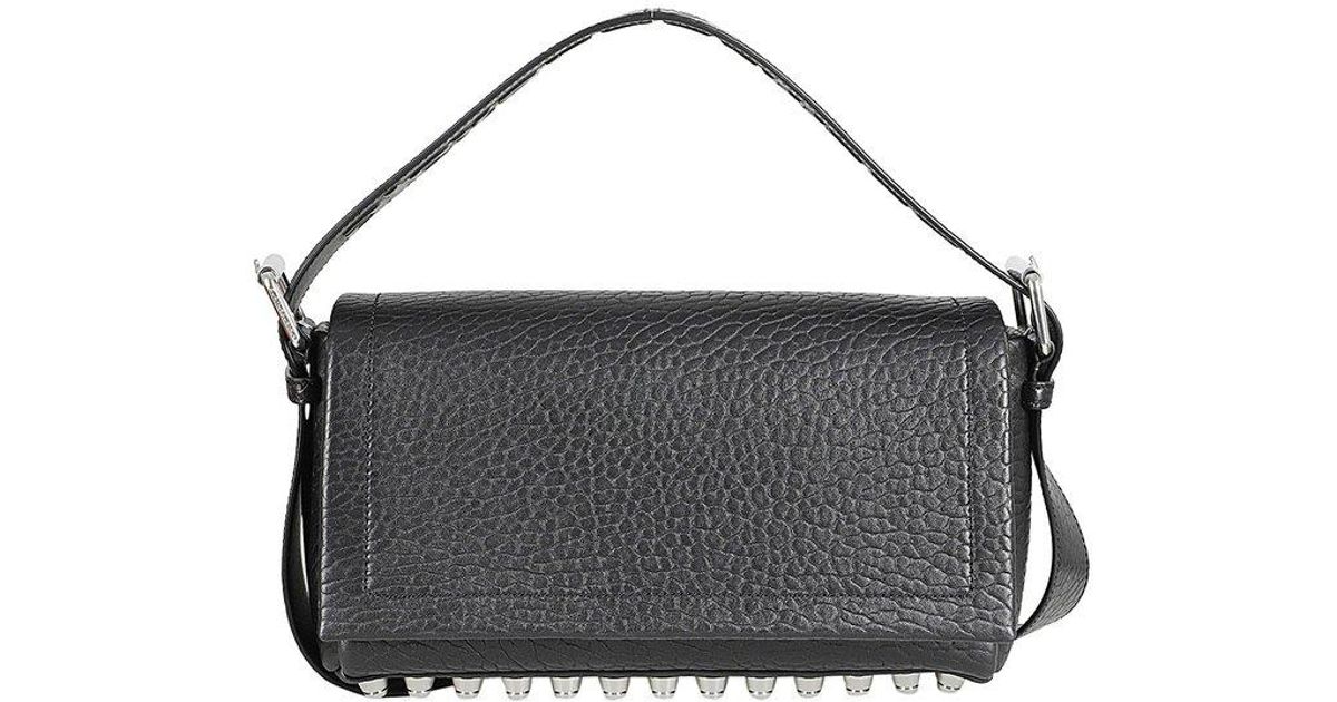 Alexander Wang Ricco Medium Flap Bag in Black | Lyst