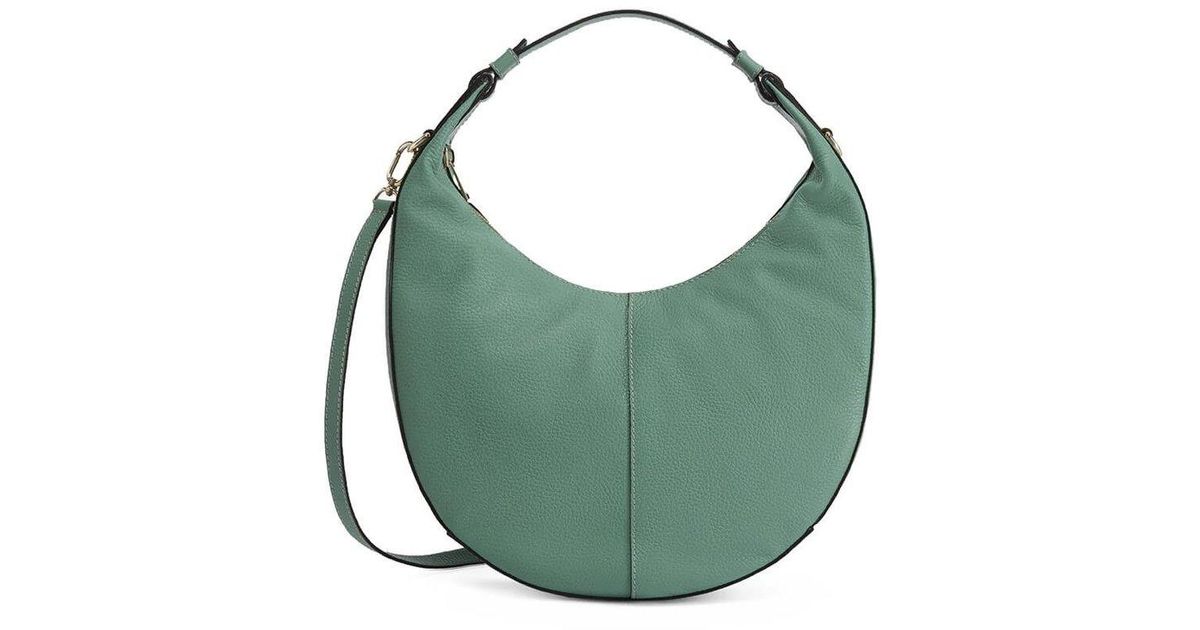 Furla Miastella Zipped Hobo Bag in Green | Lyst
