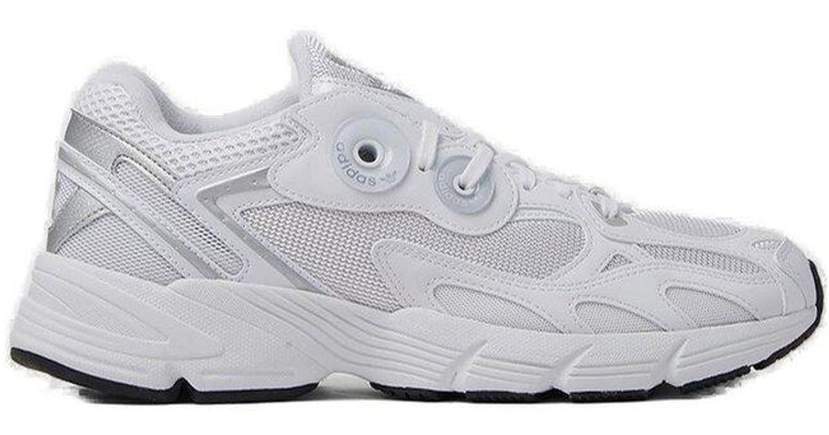 adidas Rubber Astir Lace-up Sneakers in White | Lyst UK