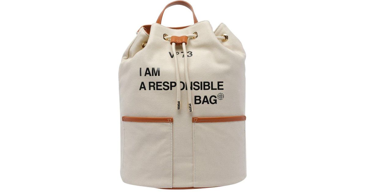 V73 Responsibility Bis Sports Bag in Natural | Lyst