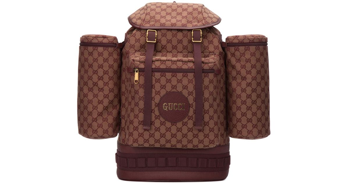 gucci gg canvas backpack