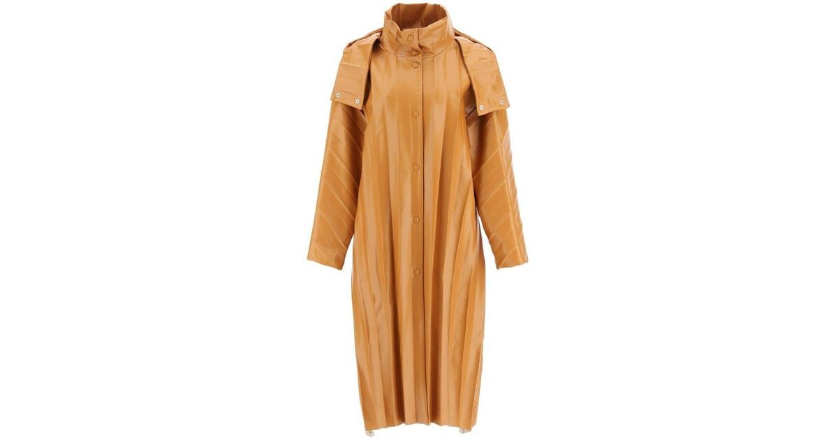 A.W.A.K.E. MODE Eco Oversized-fit Coat in Orange | Lyst