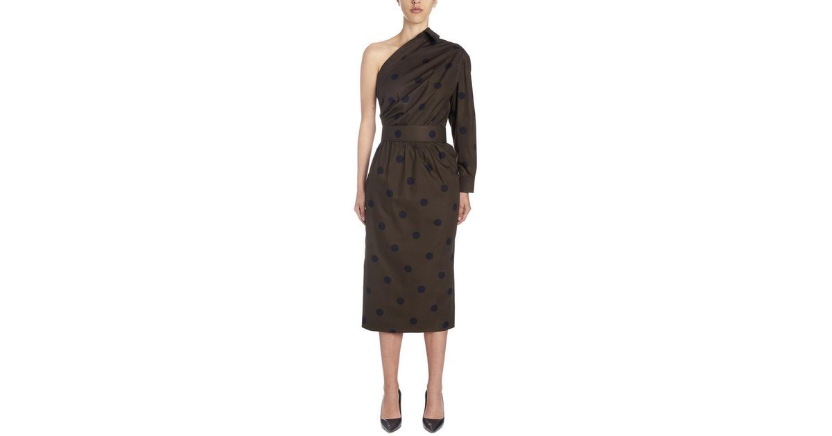 max mara polka dot dress