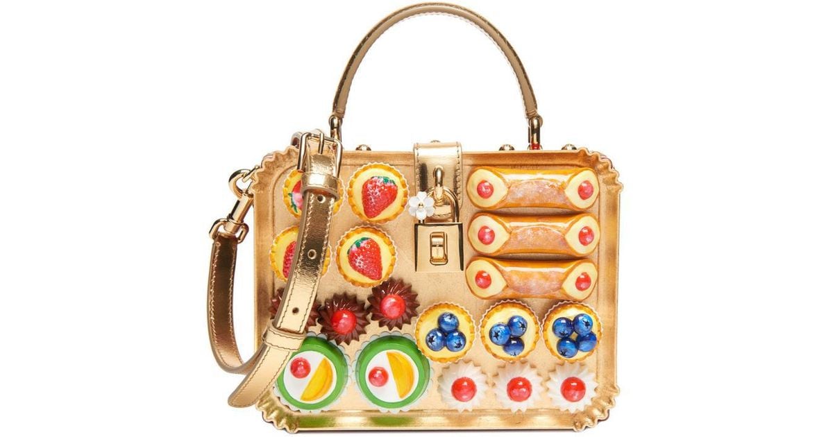 Dolce & Gabbana Sweet Embellished Dolce Box Bag | Lyst