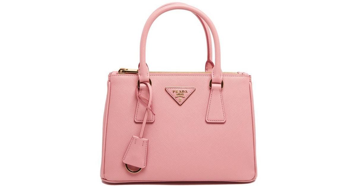 prada galleria bag pink