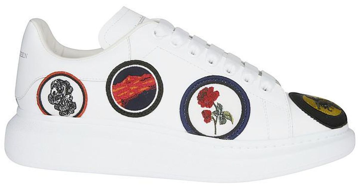 Alexander McQueen logo-embroidered lace-up Sneakers - Farfetch