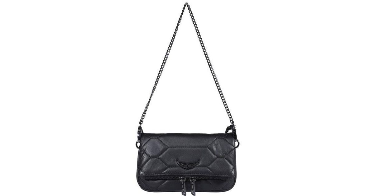 Zadig & Voltaire Rock Nano Crossbody Bag in Black Lyst