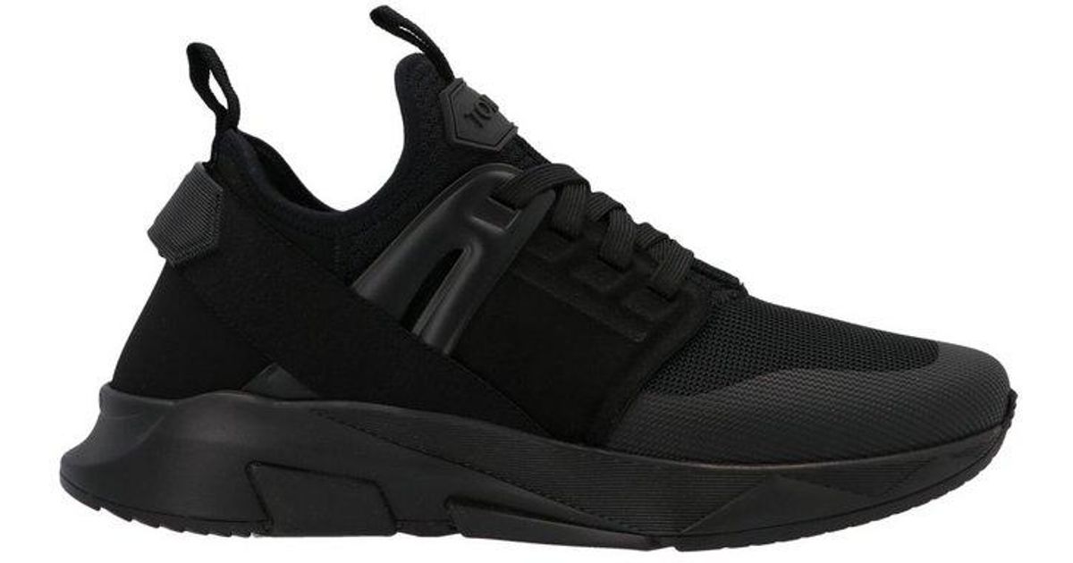 Tom Ford Synthetic Jago Lace-up Sneakers in Black for Men - Save 3% | Lyst