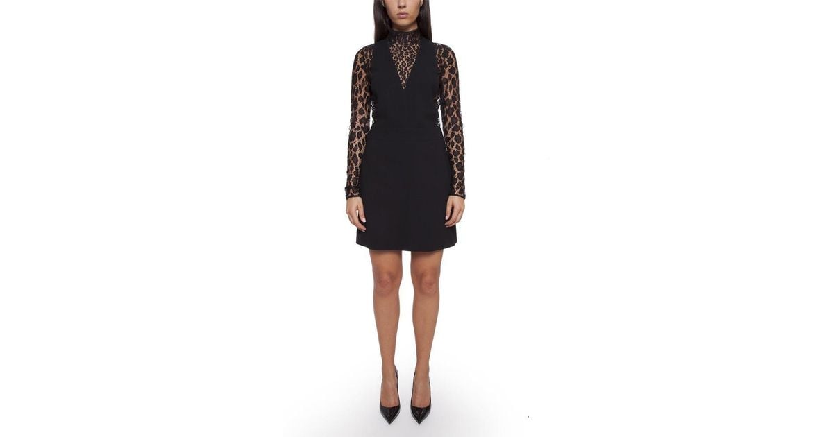 givenchy black lace dress
