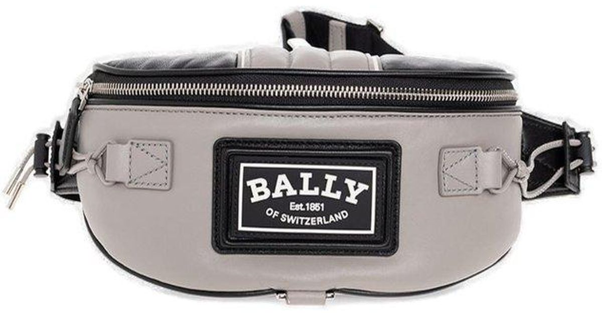 Bally Belt Bag With Logo in Gray for Men Lyst