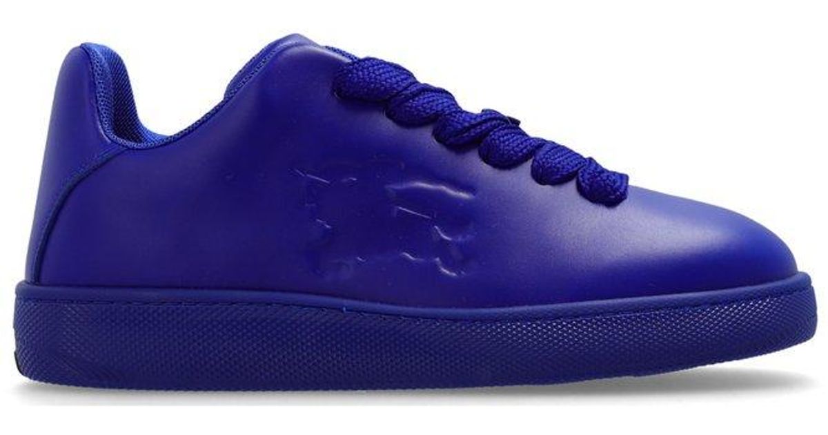 Burberry 'Box' Sneakers in Purple for Men | Lyst