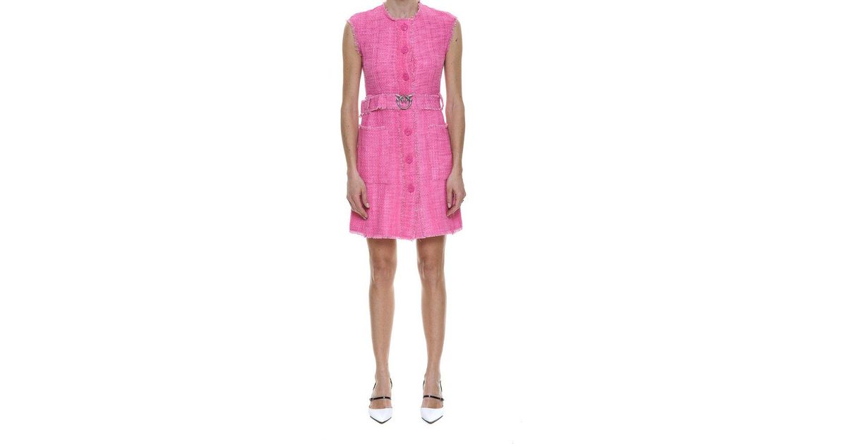 Pinko O Agira Dress in Pink | Lyst